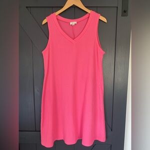 ANDREE BY UNIT Vibrant Pink Knit Dress